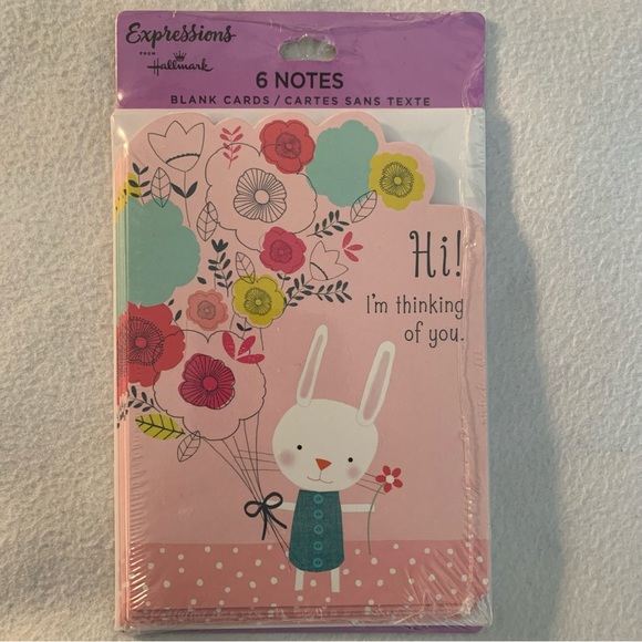 Hallmark Expressions note cards-set of 5 packs blank inside 3 1/2 x 5 1/2 - Picture 6 of 11